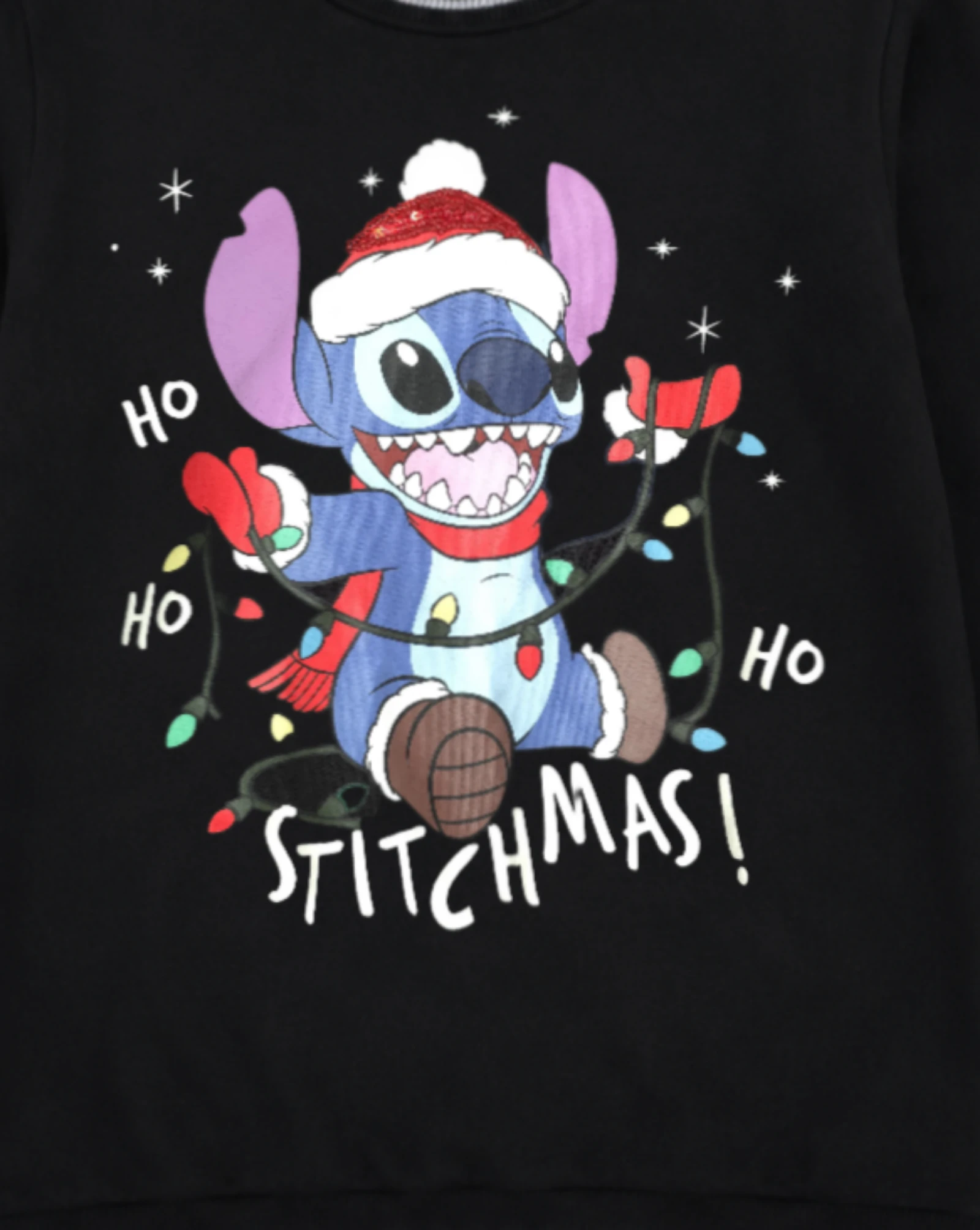 Suéter Disney Stitch Natal preto 14 anos 👒 – photo 3